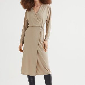 NWT H&M Wrap Midi Dress
